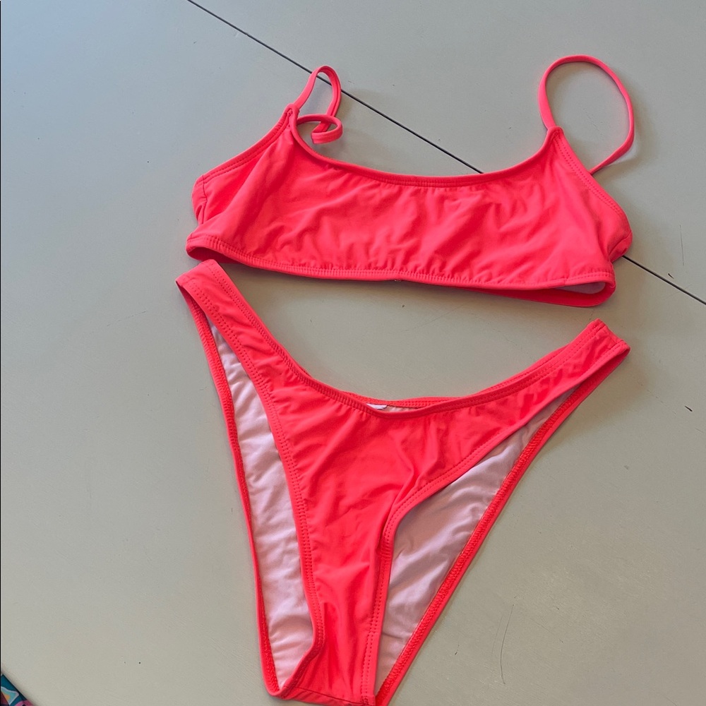 PacSun Neon Pink Bikini Set